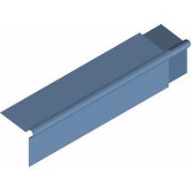 Fibre Cement Roll Top Barge Board 200x200